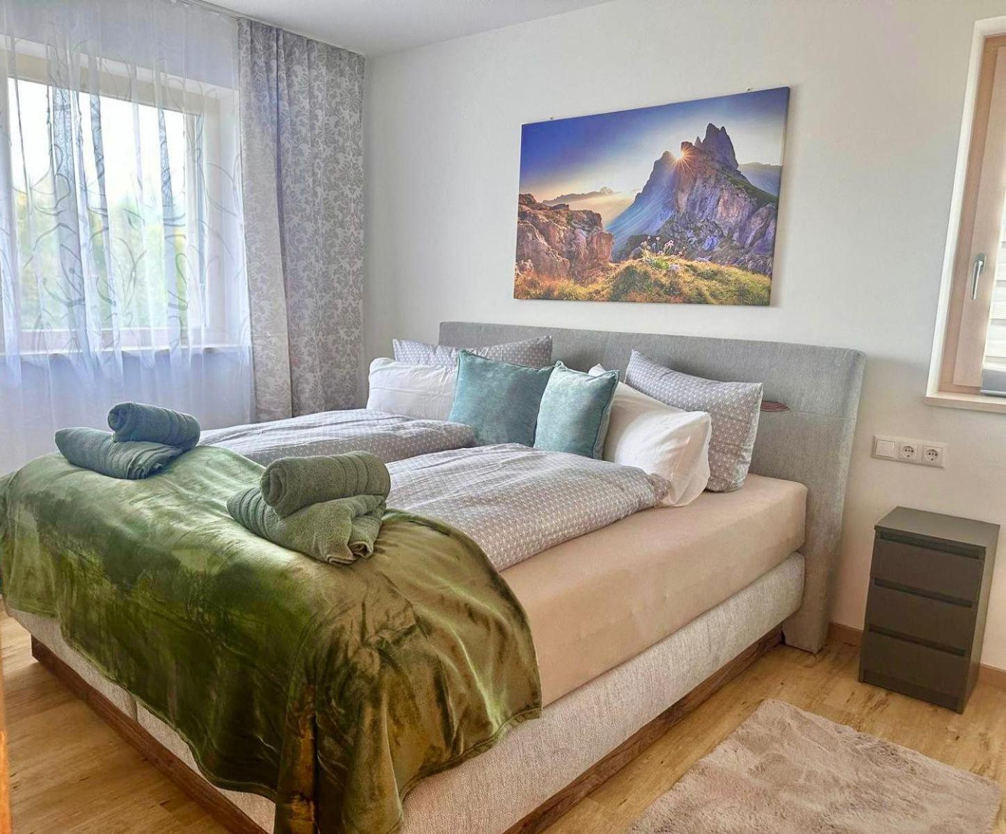 Fewo Nr 1 Iller Im Allgaeu Mit Balkon Bergblick Sonthofen Luaran gambar